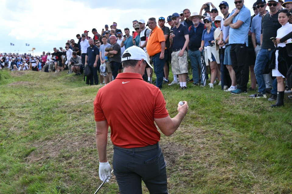 The Northern Irishman somehow unearthed a ball that wasn't his...