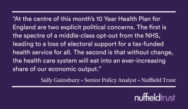 An engine for economic growth? Why it won’t be a piece of cake for the NHS