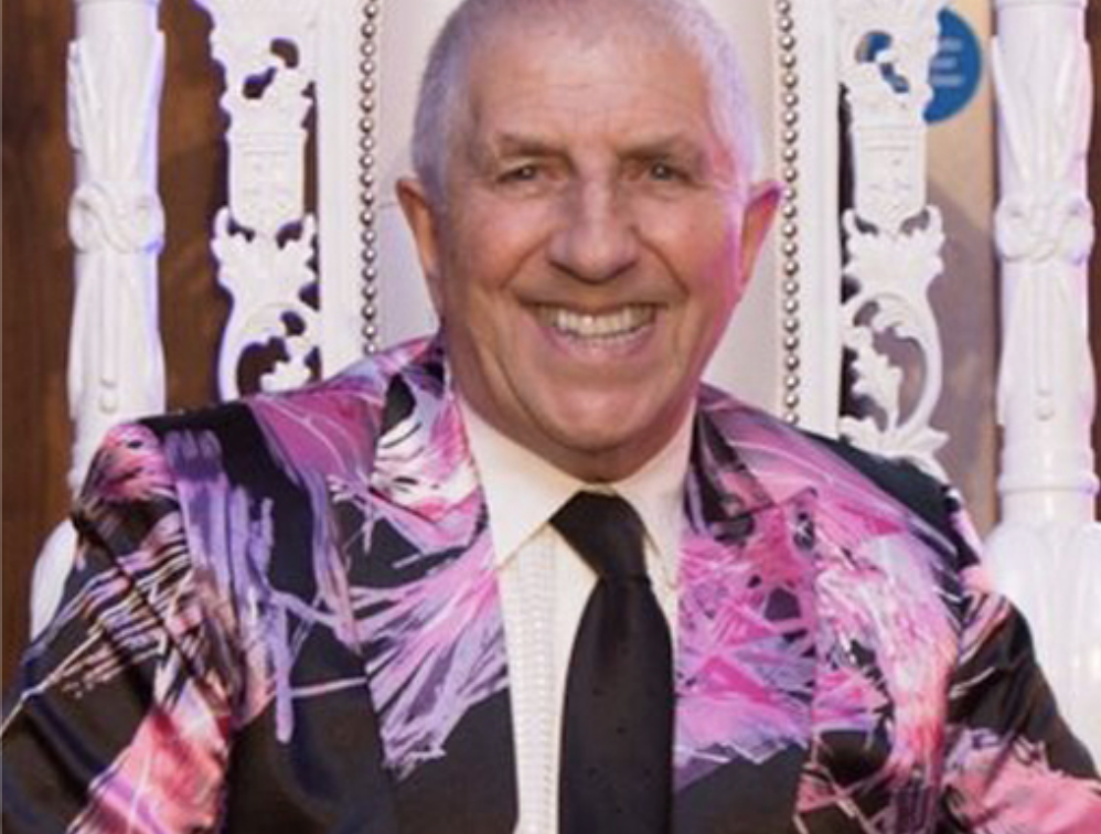 On stage with Pete Price