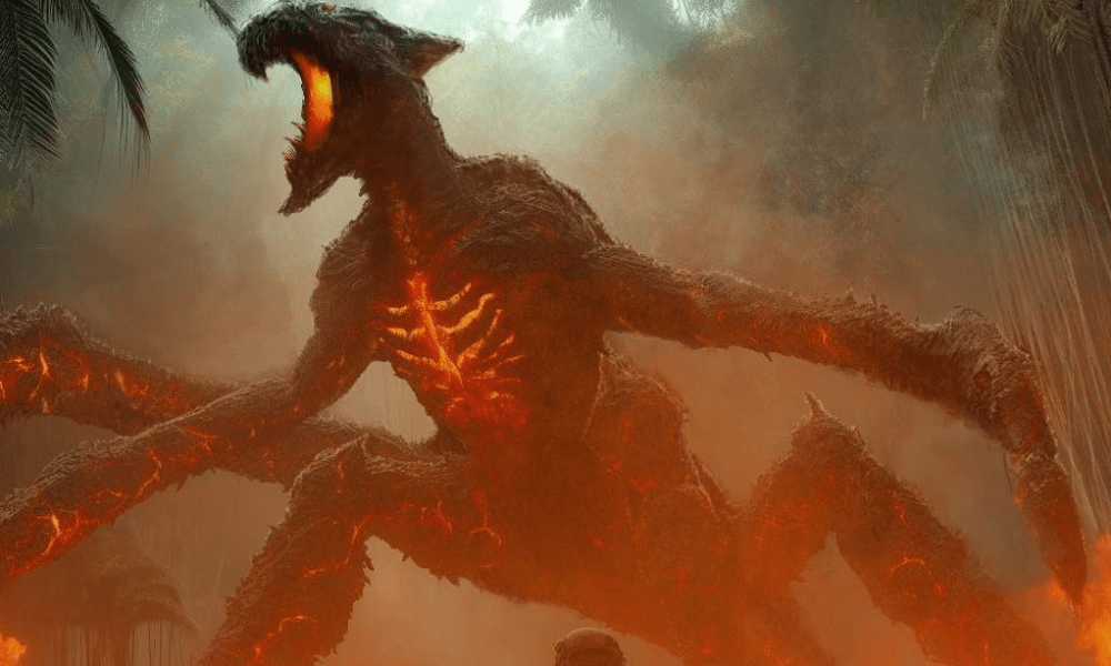 'Kaiju: Island of Fire' - A New Volcanic Kaiju Rises in 2026! [Exclusive Poster]