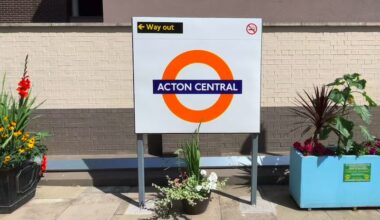 A shot of Acton Central station