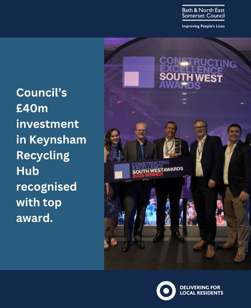 Recycling Hub wins award – BATH NEWSEUM