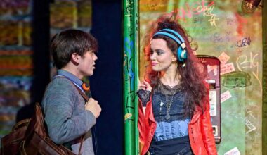 Sing Street at the Lyric Hammersmith Theatre London. Sheridan Townsley & Grace Collender. Photo by Manuel Harlan