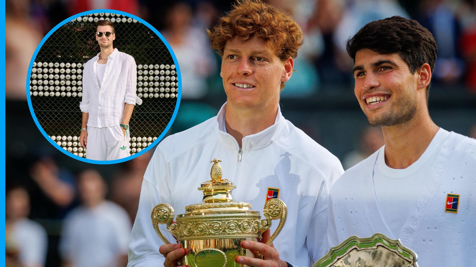 Carlos Alcaraz and Jannik Sinner compared to Federer, Nadal and Djokovic by ATP Tour big-hitter
