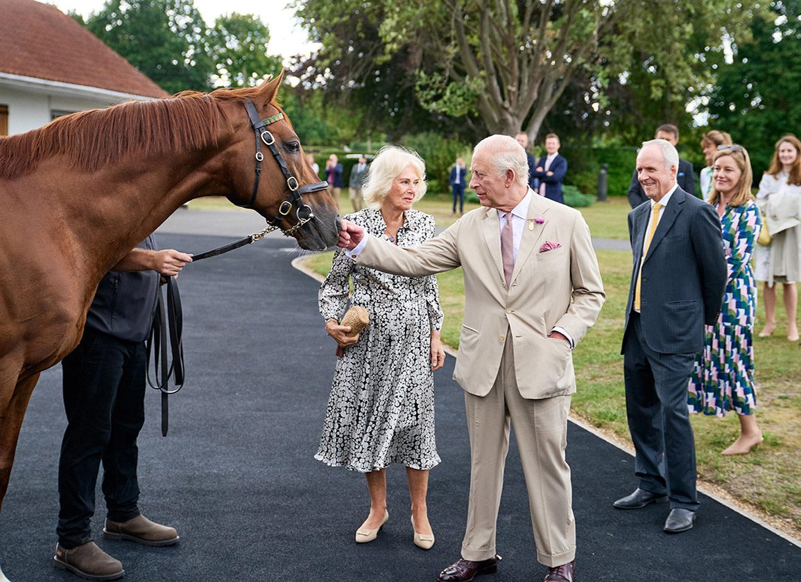 King Charles III and Queen Camilla Visit Newmarket