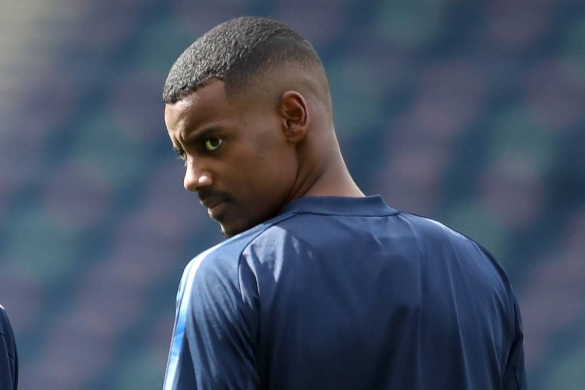 GLASGOW, SCOTLAND - JUNE 28: Victor Lindeloef and Alexander Isak of Sweden look on during the Sweden Training Session ahead of the UEFA Euro 2020 Round of 16 match between Sweden and Ukraine at Hampden Park on June 28, 2021 in Glasgow, Scotland. (Photo by Jan Kruger - UEFA)