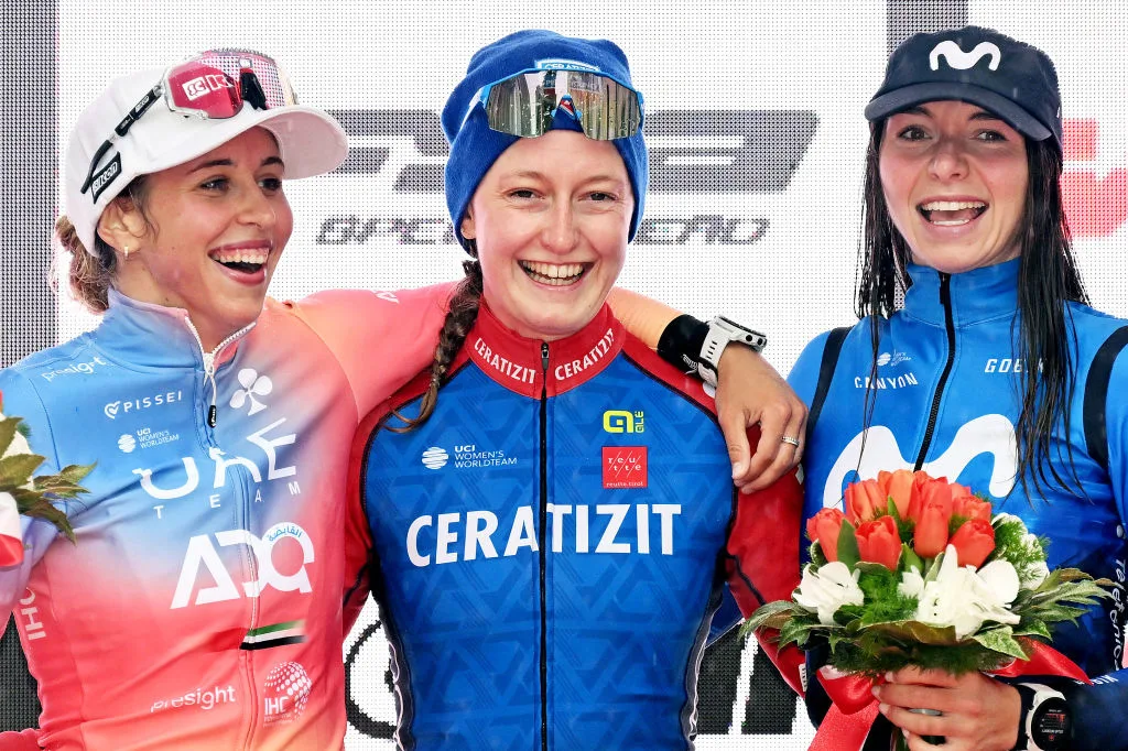 Cedrine Kerbaol winner of the the 4th Tre Valli Varesine Women's Race 2024