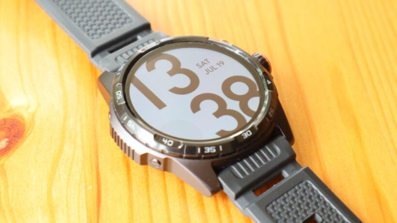 A look at the homescreen on the TicWatch Atlas