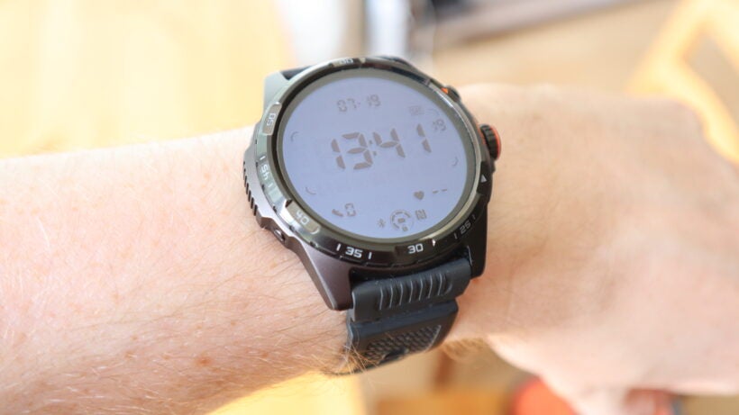 The secondary display on the TicWatch Atlas