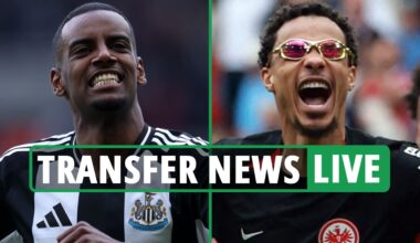 Transfer news LIVE: Liverpool make contact for Ekitike after Newcastle's bid was REJECTED, Chelsea want Rogers