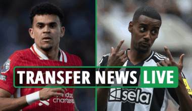 Transfer news LIVE: Bayern 'agree deal' for Luis Diaz, Liverpool LEAD race for Alexander Isak, Newcastle target Jackson
