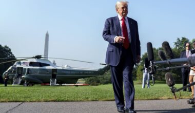 Trump delivers immigration message on Scotland visit