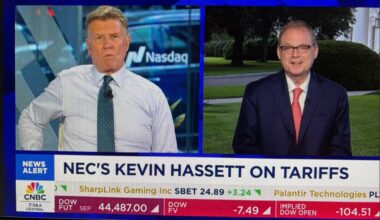 Hassett on CNBC: Talks for deals are ungoing. The Pres. wants whats best for the nation - Forexlive