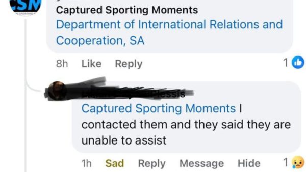 Cape Town football team stranded