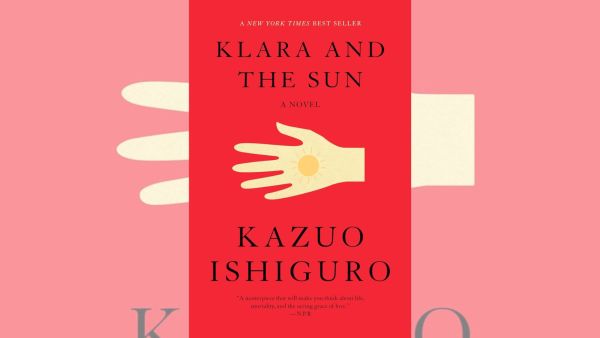 The cover of Klara and the Sun by Kazuo Ishiguro, which explores the idea of a solar powered Artificial Friend. 