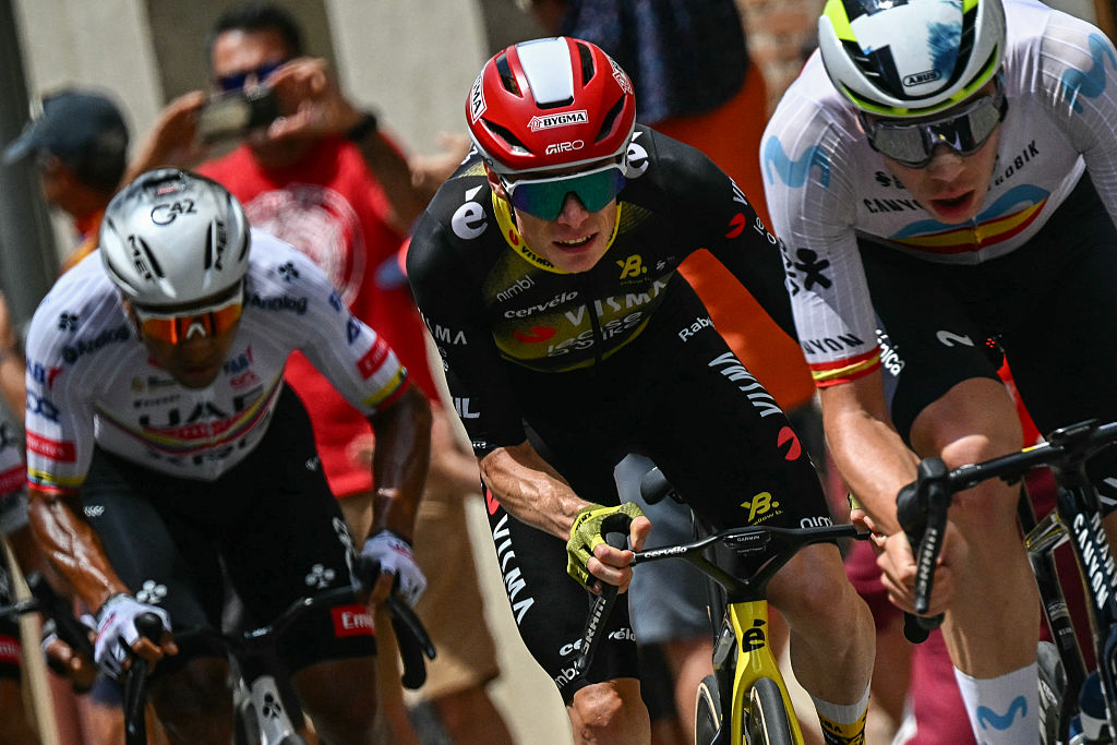 Jonas Vingegaard on stage 15 at the Tour de France