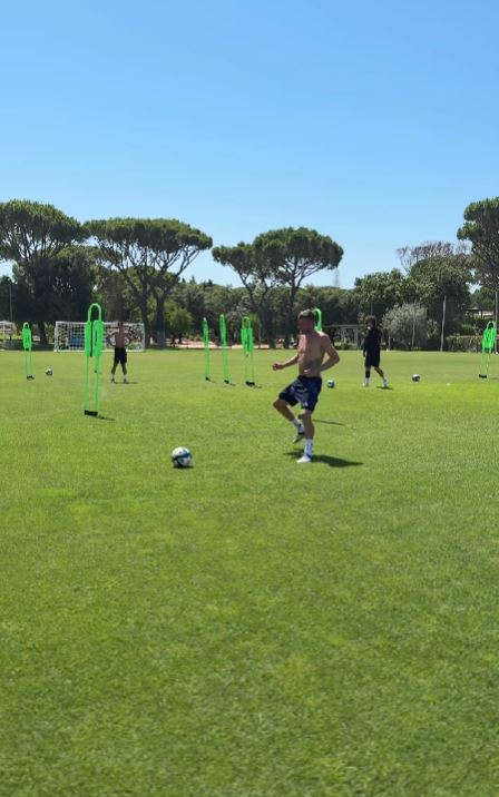Jamie Vardy has been working hard on his fitness ahead of the new season
