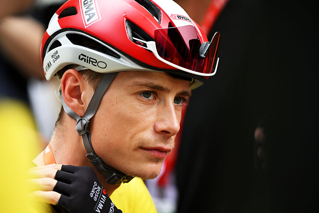 VAL-D'ARC, FRANCE - JUNE 15: Jonas Vingegaard of Denmark and Team Visma