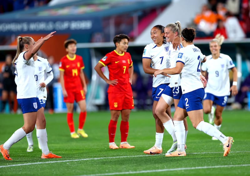 England and China met at the 2023 World Cup
