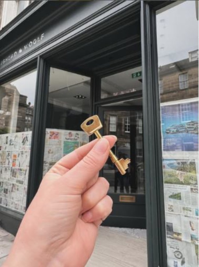 The happy couple got the keys to the shop just recently. (C) @wildfungarium/Instagram