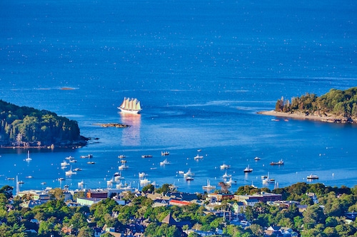 The Town Of Bar Harbor, Maine, USA