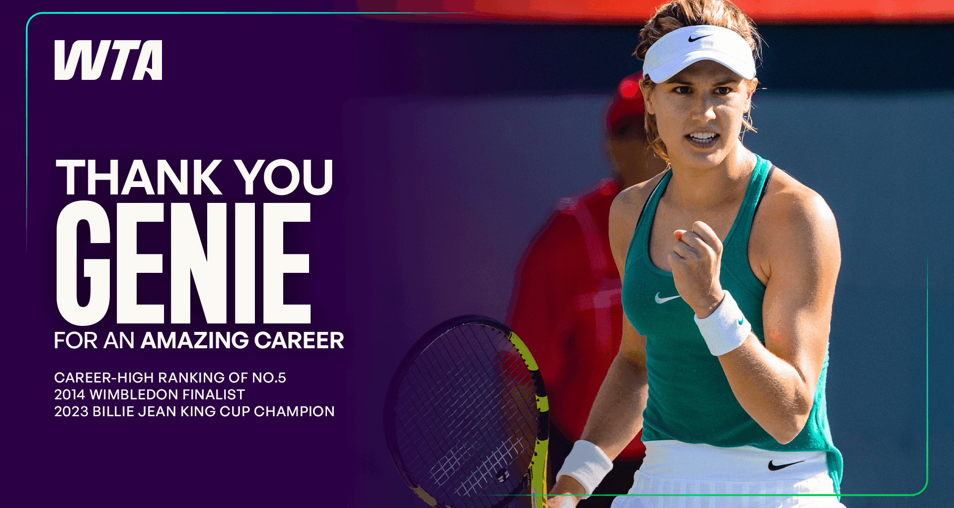 Bouchard closes the book on WTA career in her hometown