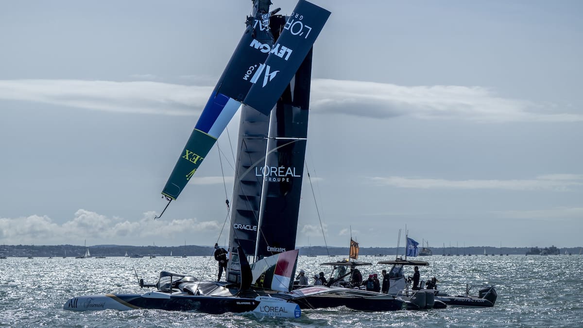 SailGP Great Britain: Black Foils start strong as damage forces France out of action