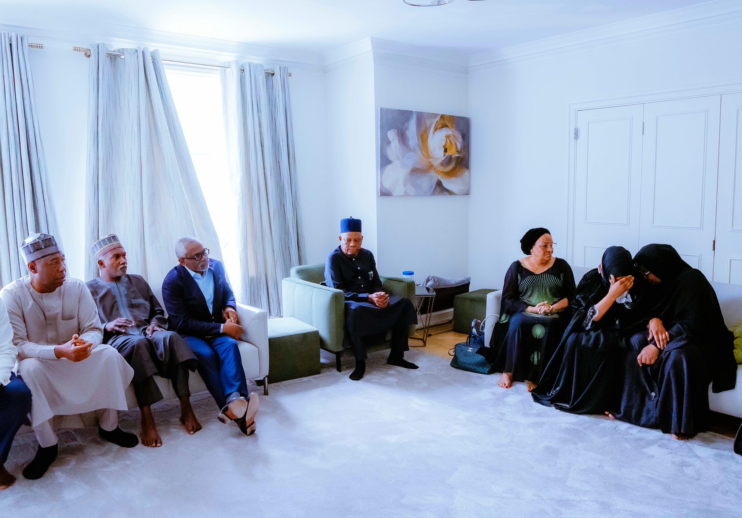 Vice President Kashim Shettima, upon arrival in London, met with and condoled with the family of the late former President Muhammadu Buhari in London.