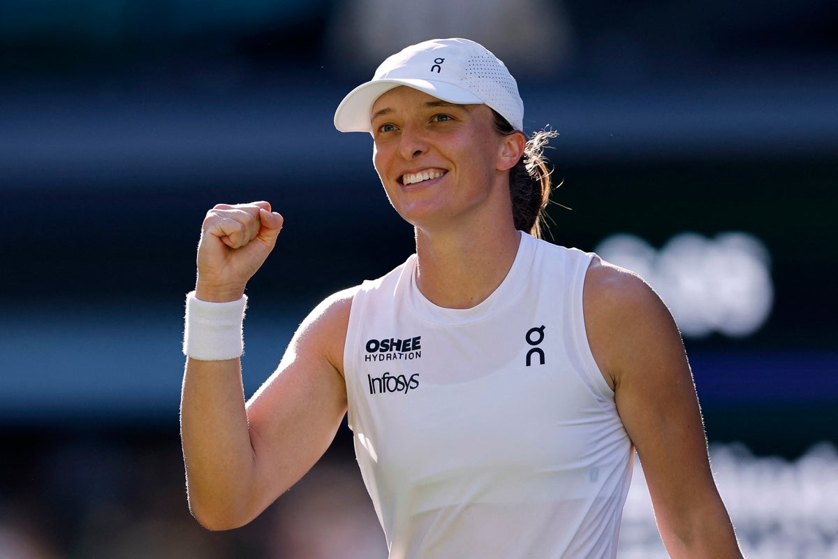 Wimbledon 2025 women’s final live: Iga Swiatek vs Amanda Anisimova tennis score and result