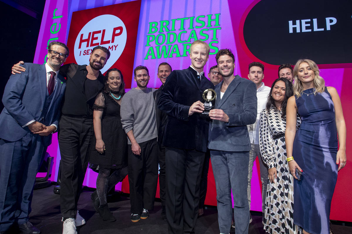 The winners of the British Podcast Awards last year