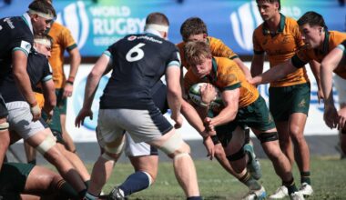 Two late tries earned Australia a hard-fought win over Scotland at the World Rugby U20 Championship in Italy. Image: World Rugby
