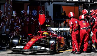 'I don't want to have to ignore you' - Hamilton holds Ferrari strategy talks