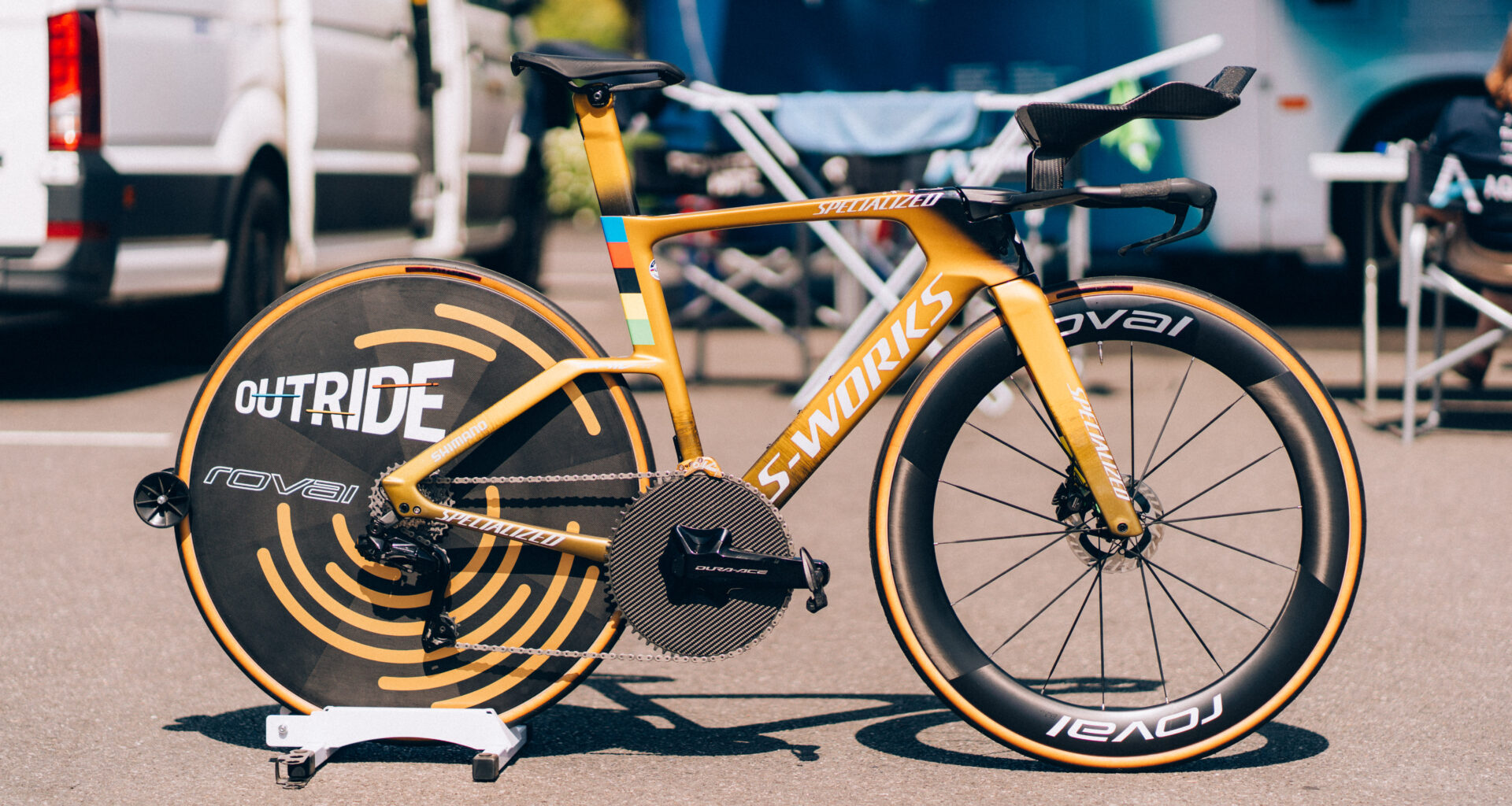 Remco Evenepoel's time trial bike