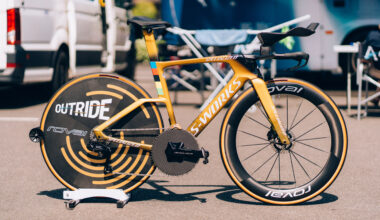 Remco Evenepoel's time trial bike
