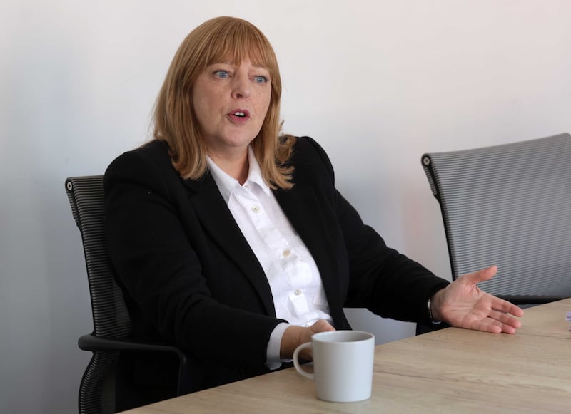 Alyson Kilpatrick speaks to The Irish News.
PICTURE COLM LENAGHAN