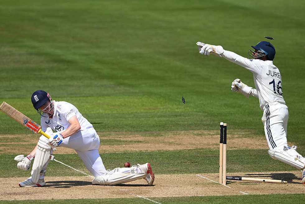 A 158, a 99, thrice bowled and thrice out to nip-backers. It would seem like Harry Brook has had a bit of a lottery series so far
