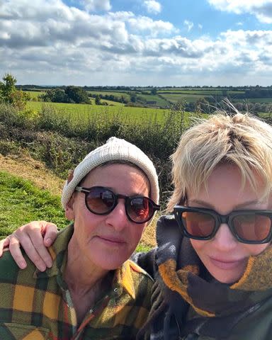 Ellen DeGeneres/Instagram Ellen DeGeneres (left) and Portia de Rossi