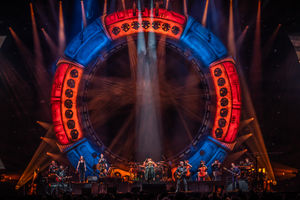 ELO is widely known for their on-stage sets, mixing powerful music with amazing lights and surroundings. Photo by: Carsten Windhorst