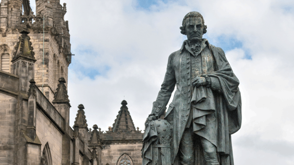 The Adam Smith walking tour in Edinburgh, Scotland