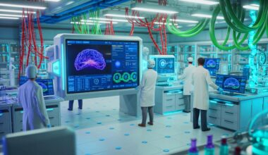 Illustration of OpenAI's efforts in regulating AI for biological safety. Image generated by AI.