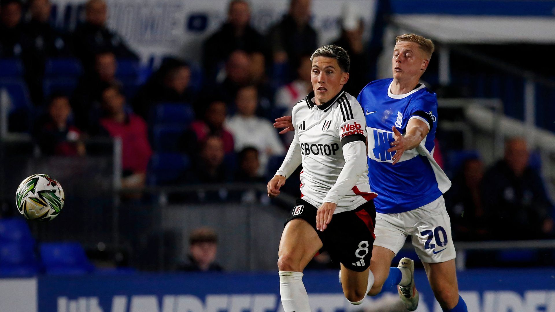Alex Cochrane playing for Birmingham City