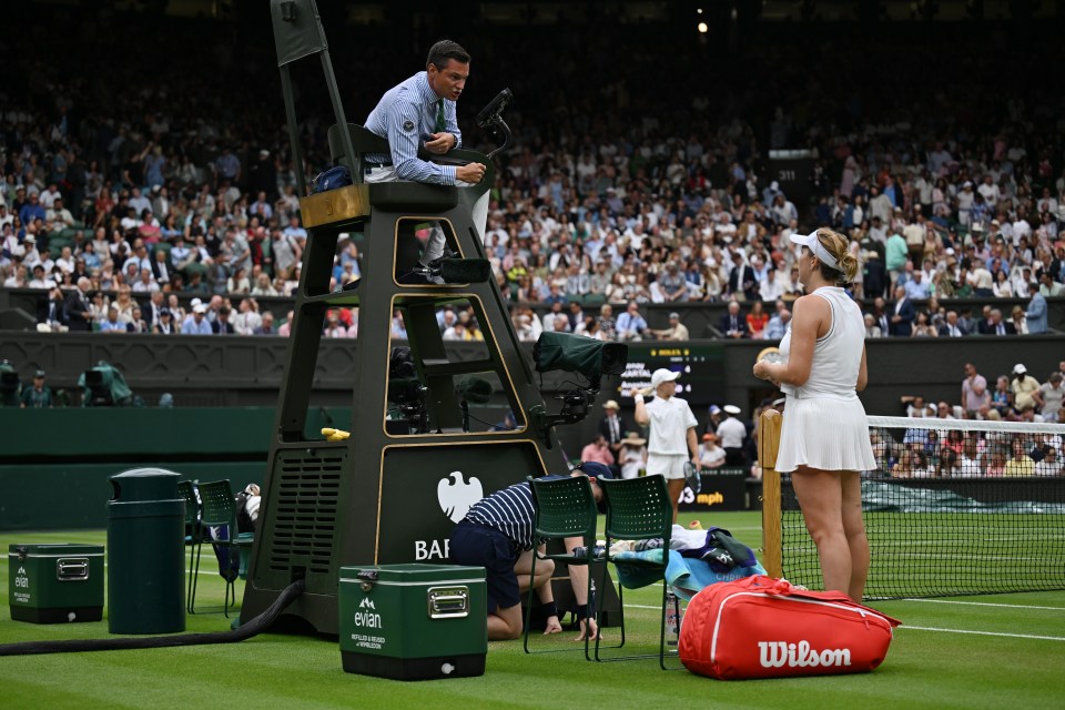 Pavlyuchenkova later confronted the official over the issue
