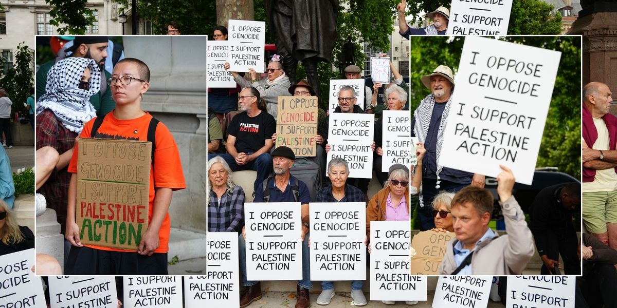 Dozens arrested at Palestine Action protest in London as police swoop in on proscribed terrorist organisation