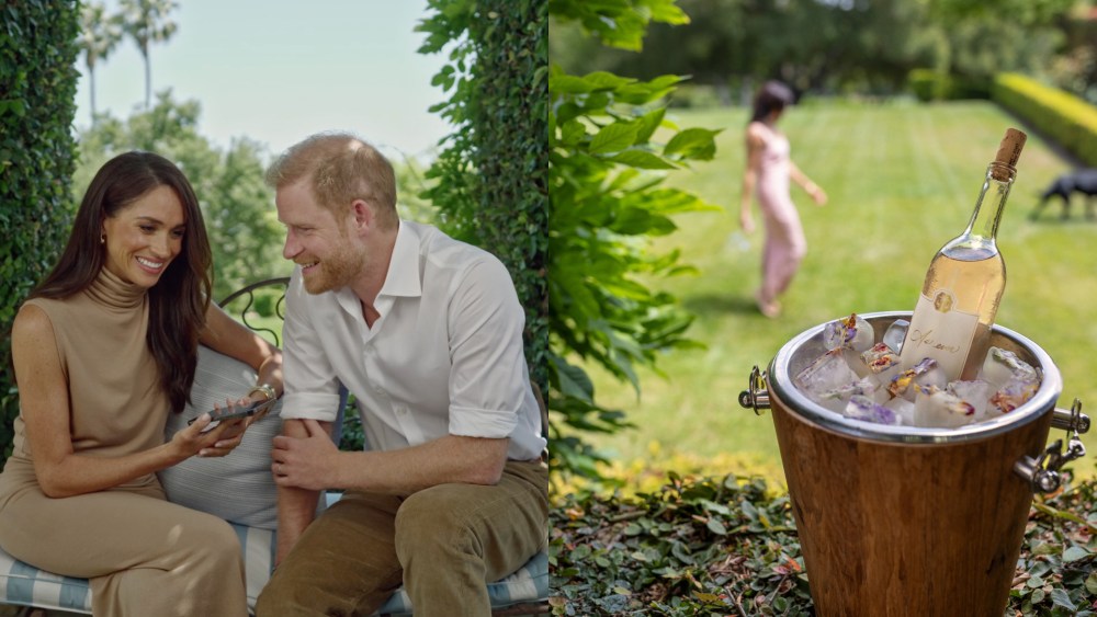 Meghan Markle and Prince Harry in 2023; As Ever's Rosé