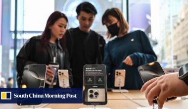 China’s trade-in programme boosts sales of foreign brands – including Apple