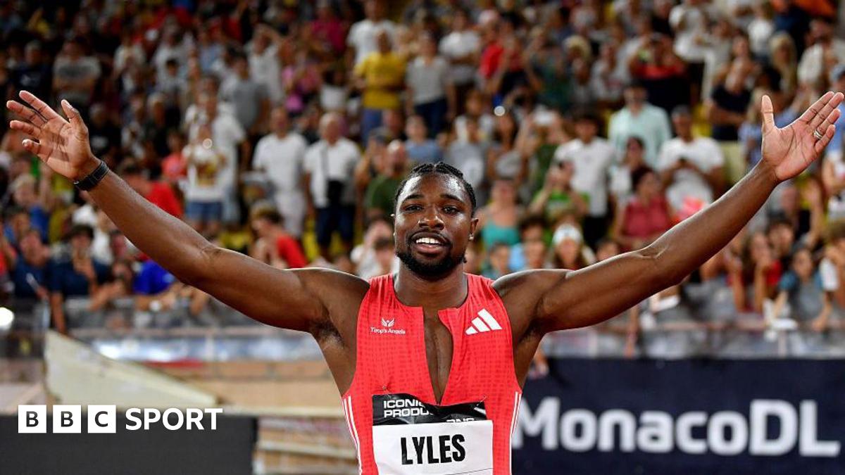 American sprinter Noah Lyles