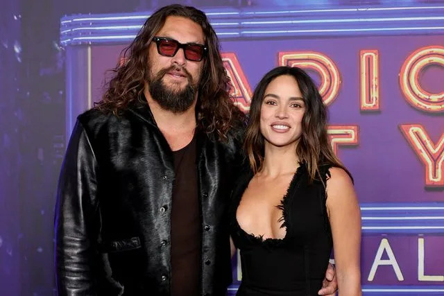 Arturo Holmes/Peacock via Getty Jason Momoa Adria Arjona at Radio City Music Hall on Friday, February 14, 2025