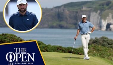 The Open: Rory McIlroy at Royal Portrush aiming to repeat 2022 Tour Championship win by coming from six behind to beat Scottie Scheffler - Sunday final round tee-times and weather forecast as Shane Lowry goes low and Sergio Garcia snaps driver