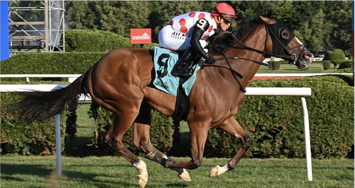 Bring Theband Home scorches to victory in Listed $150K Harvey Pack