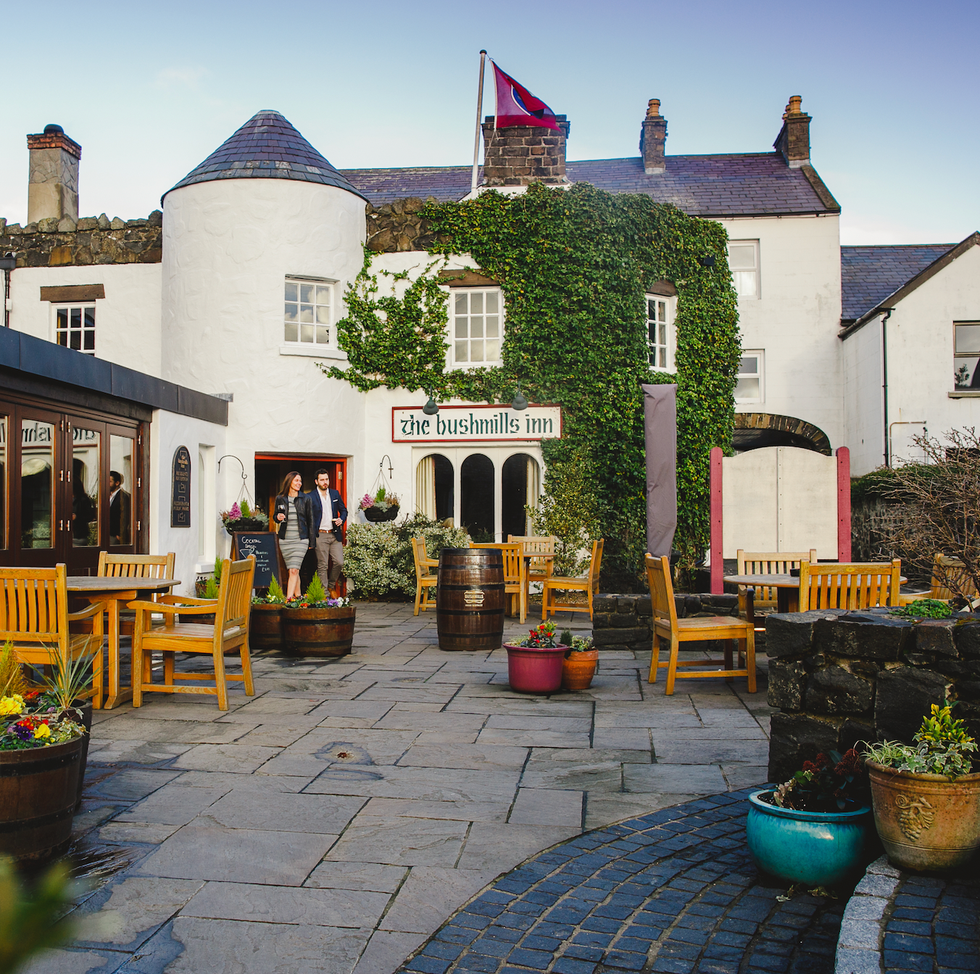 exterior view of the bushmills inn featuring dining area